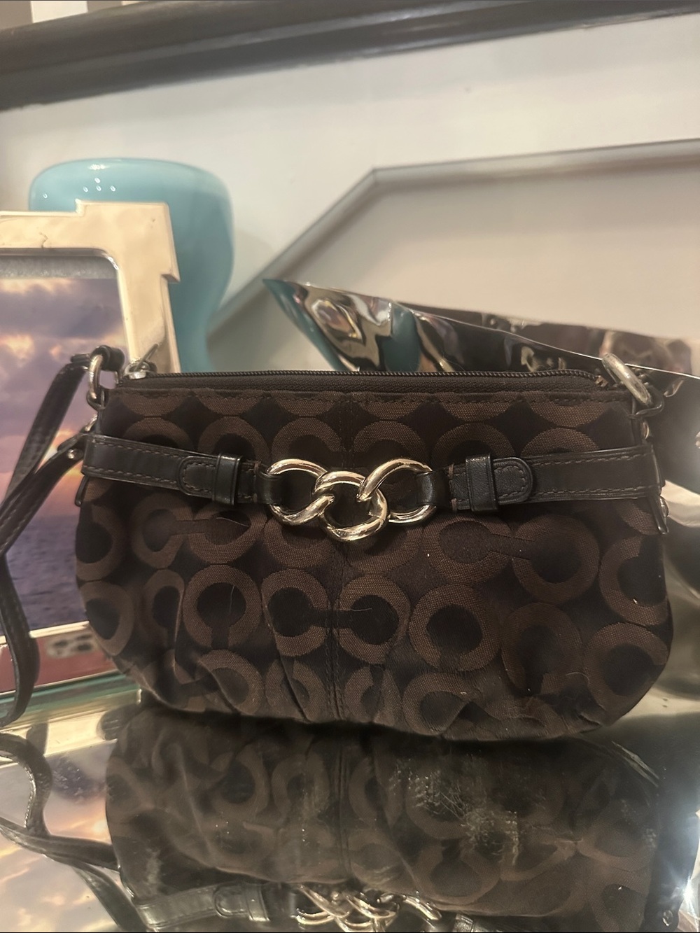 COACH Y2K WRISTLET LOGO